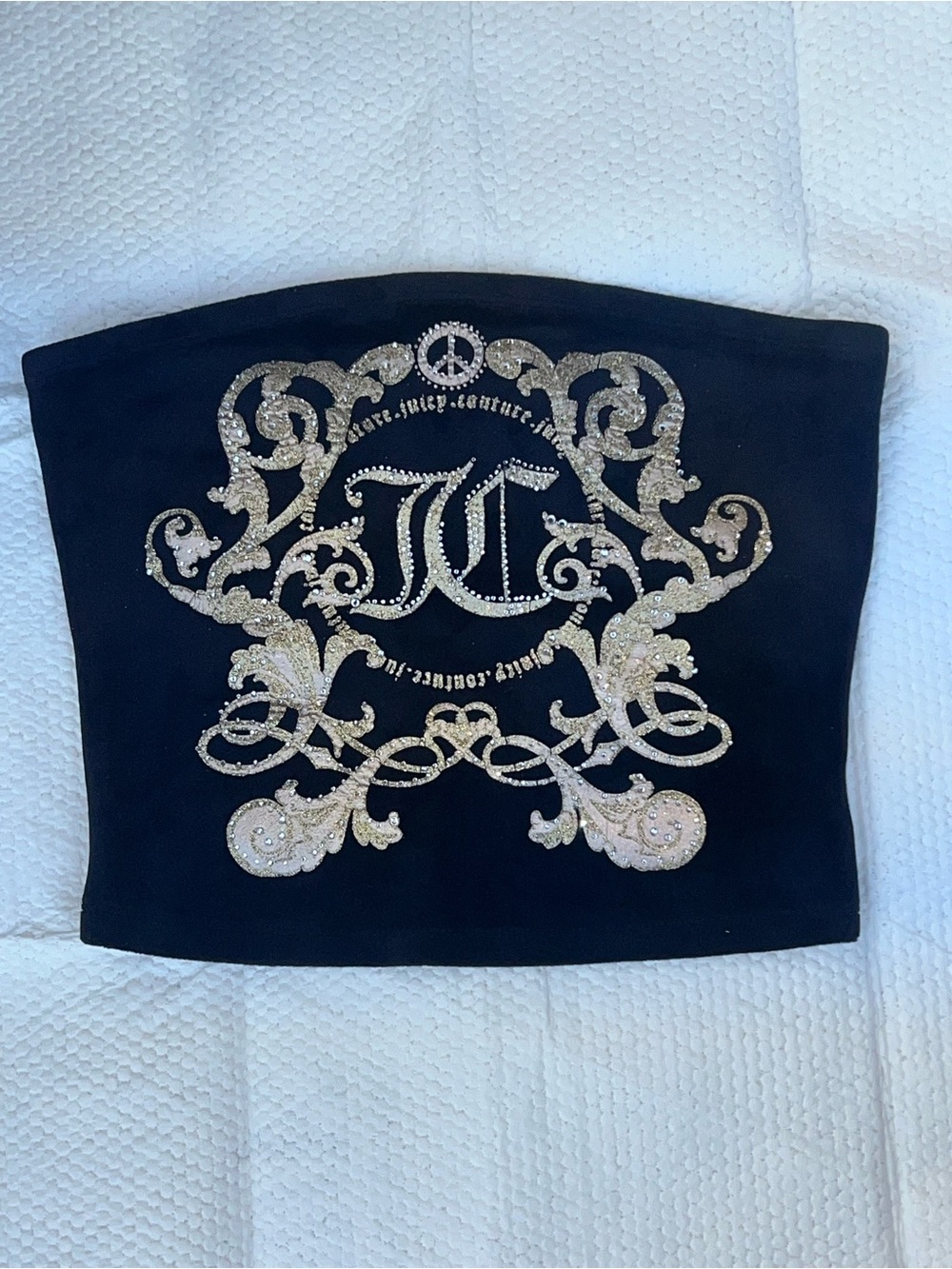 Y2K Juicy Couture Velour Tube Top